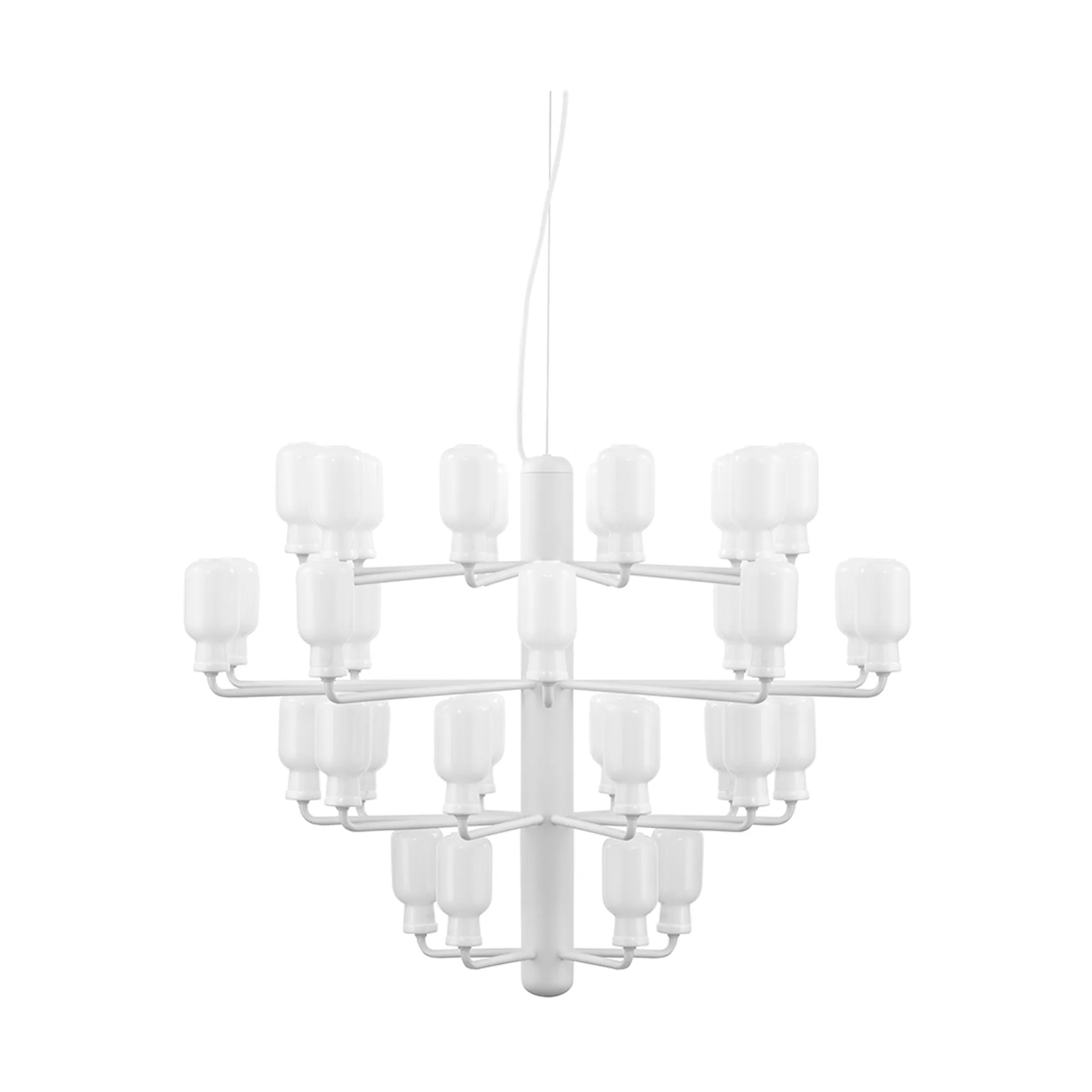 Lámpara de araña Amp, White, large Normann Copenhagen