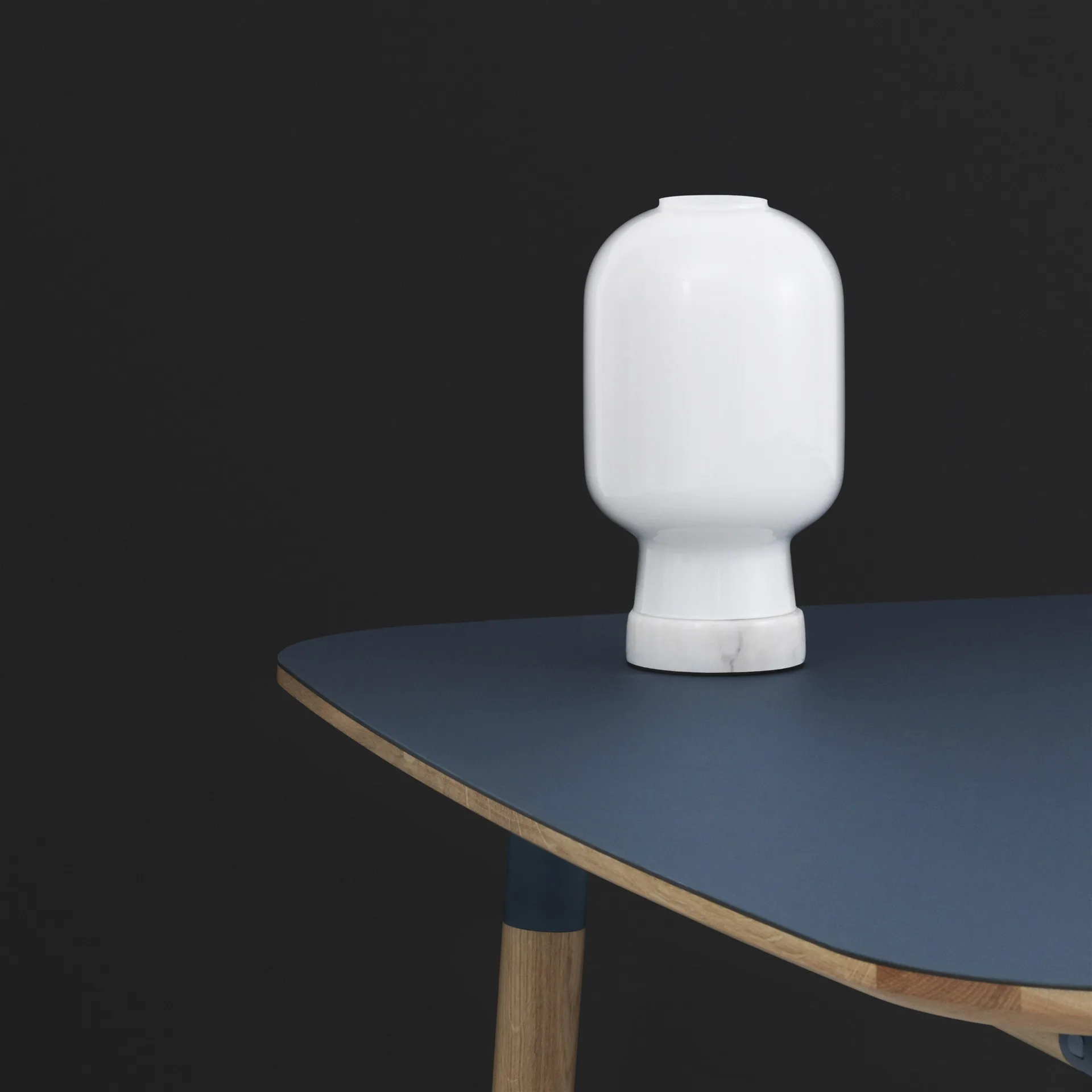 Lámpara de mesa Amp, blanco Normann Copenhagen