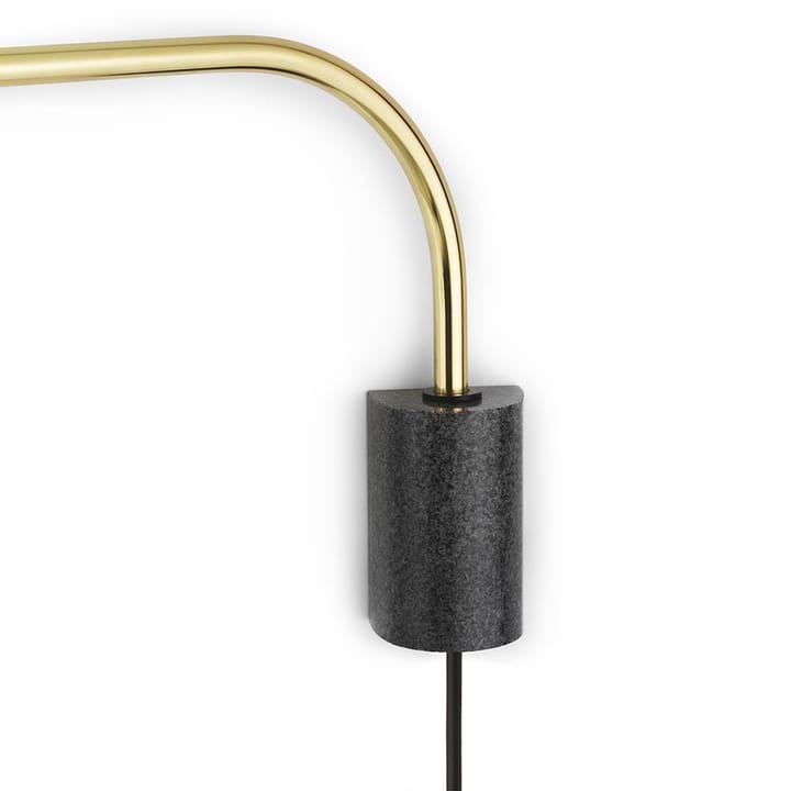 Lámpara de pared Grant, Black, pequeño- acero, granito Normann Copenhagen