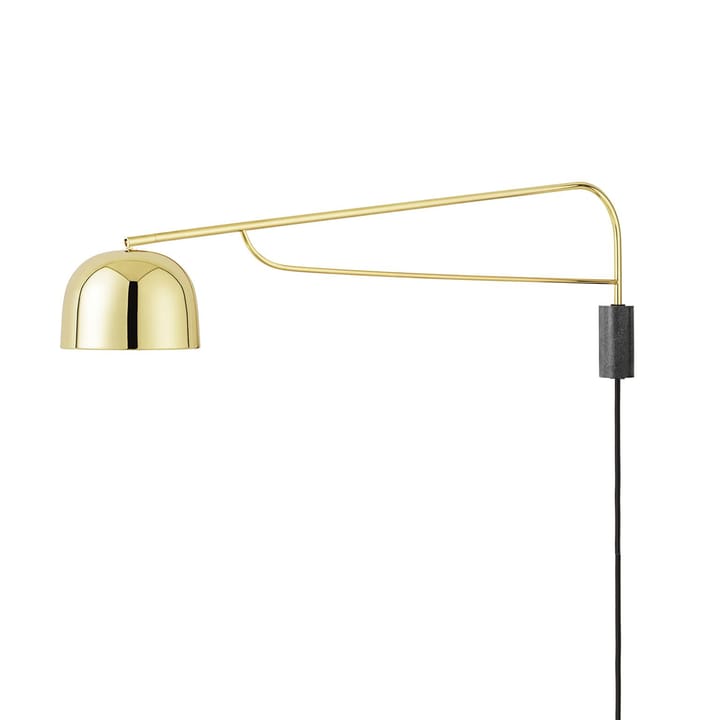 Lámpara de pared Grant - Brass, grande- acero, granito - Normann Copenhagen