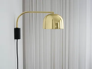 Lámpara de pared Grant - Brass, pequeño- acero, granito - Normann Copenhagen