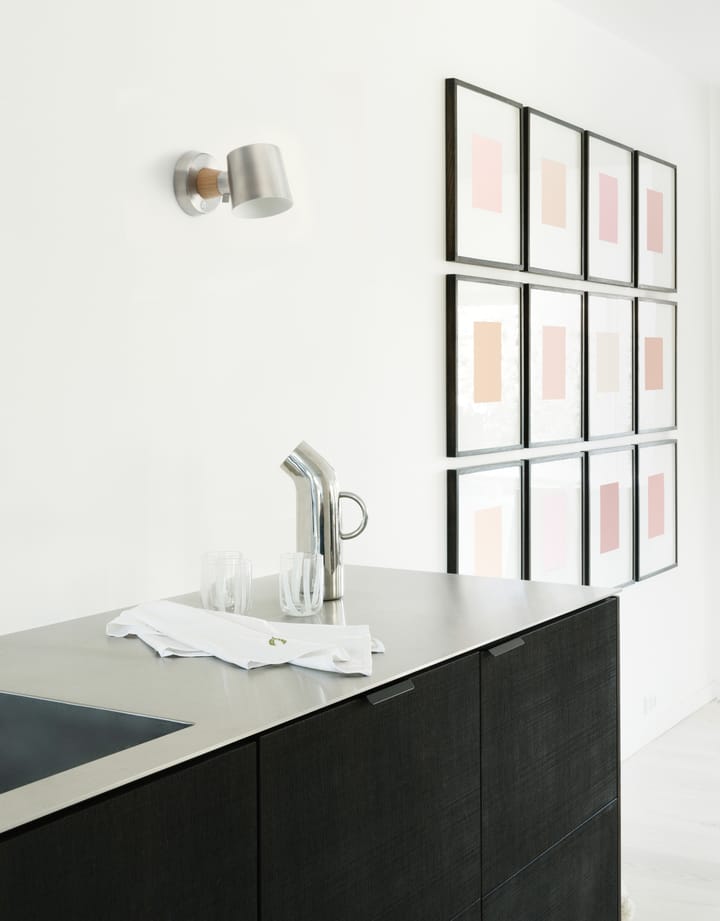 Lámpara de pared Rise instalación fija, Acero inoxidable Normann Copenhagen