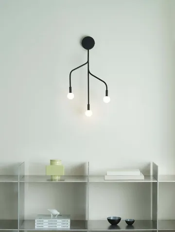 Lámpara de pared Vekst - Negro - Normann Copenhagen