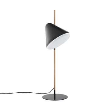 Lámpara de pie Hello - Grey, base de haya - Normann Copenhagen