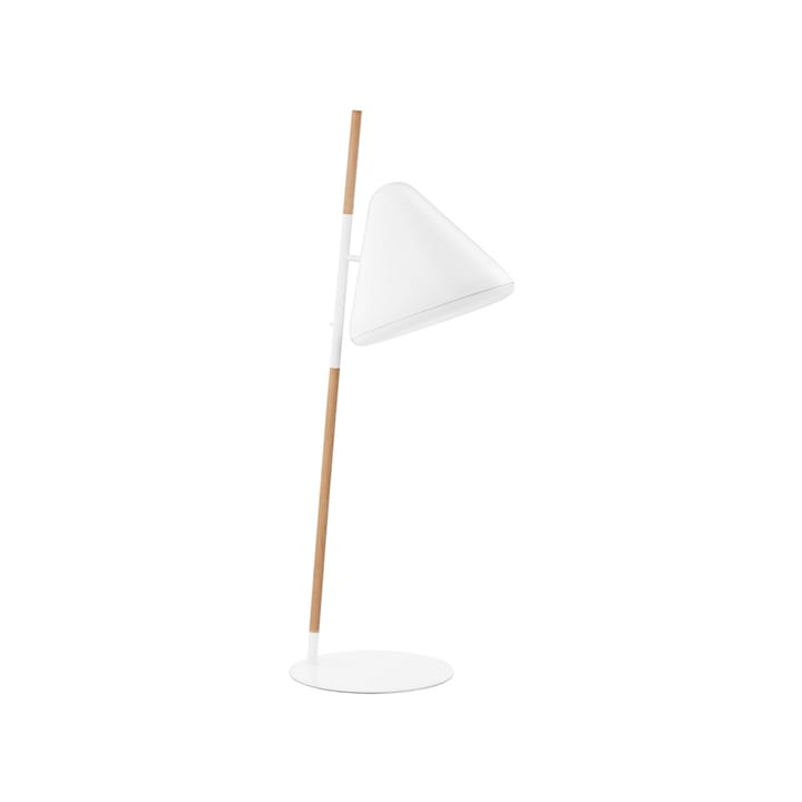 Lámpara de pie Hello - White, base de haya - Normann Copenhagen