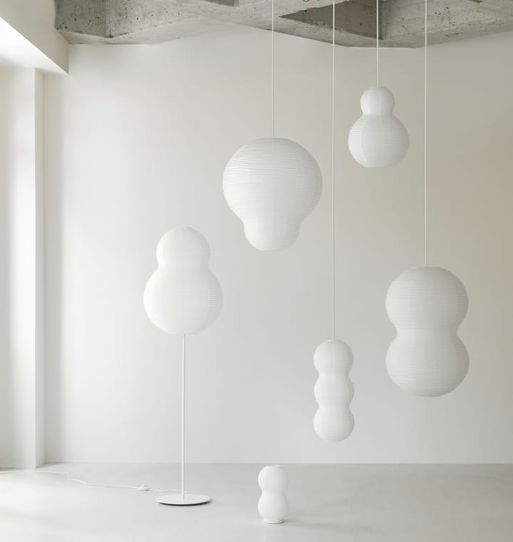 Lámpara de pie Puff Bubble, Blanco Normann Copenhagen