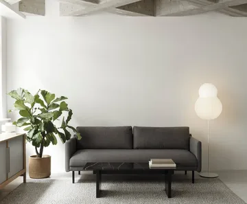 Lámpara de pie Puff Bubble - Blanco - Normann Copenhagen