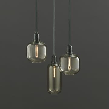 Lámpara de techo Amp L - dorado-verde - Normann Copenhagen