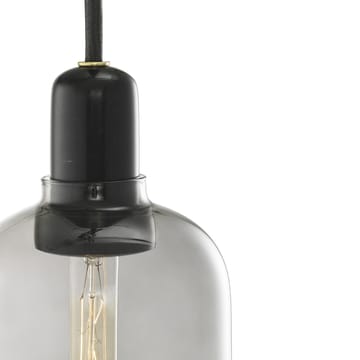 Lámpara de techo Amp L - gris-negro - Normann Copenhagen