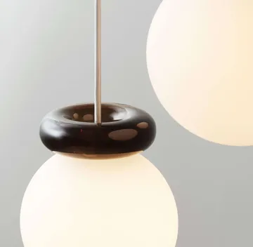 Lámpara de techo Hinx  - Dark brown, Ø15x18 cm - Normann Copenhagen