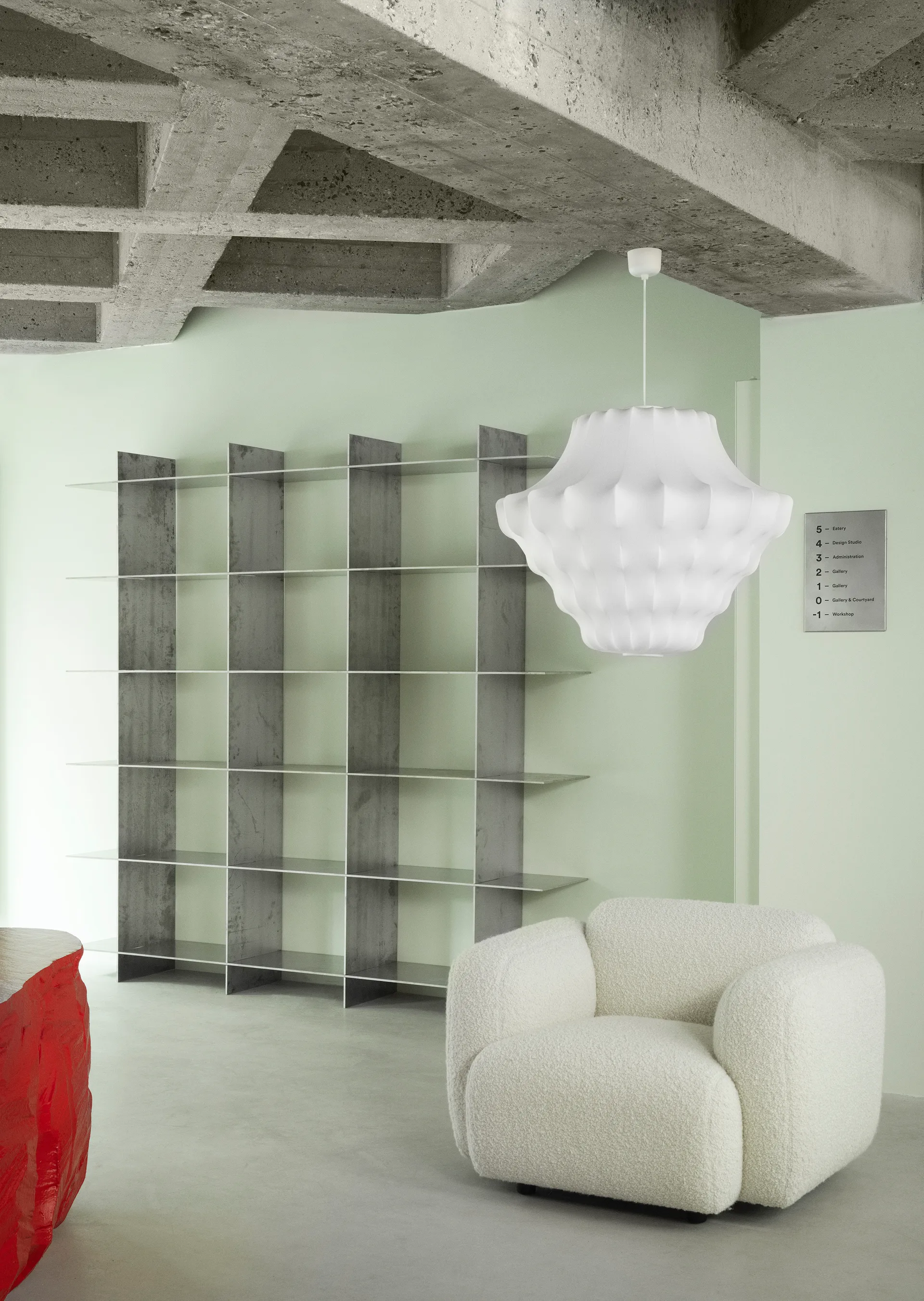 Lámpara de techo Phantom grande, blanco Normann Copenhagen