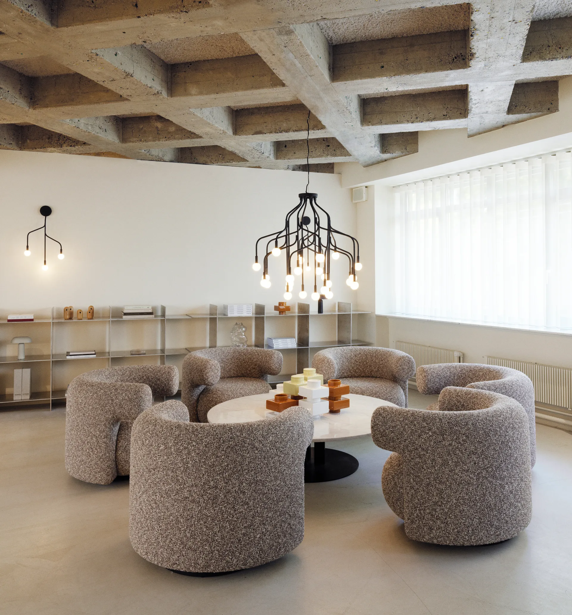 Lámpara de techo Vekst large, Negro Normann Copenhagen