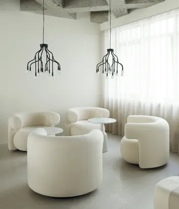 Lámpara de techo Vekst small - Negro - Normann Copenhagen