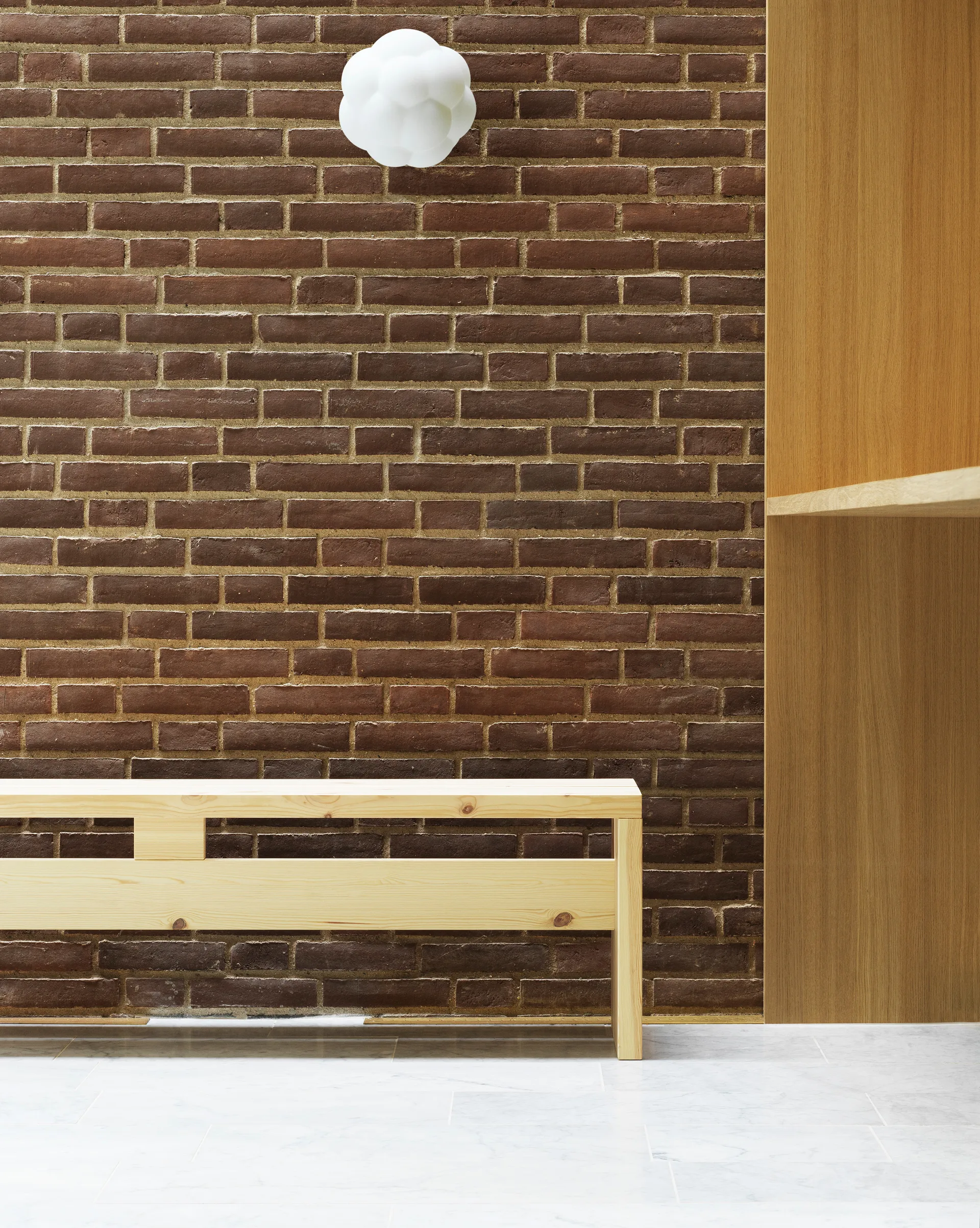 Lámpara de techo/pared Bubba Ø25 cm, Blanco Normann Copenhagen