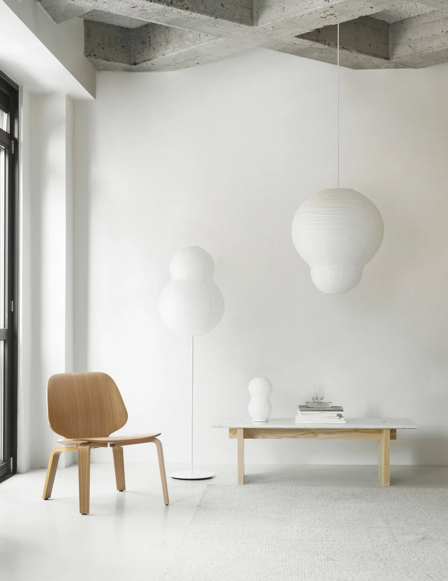 Lámpara Puff Bubble 35x50 cm, Blanco Normann Copenhagen