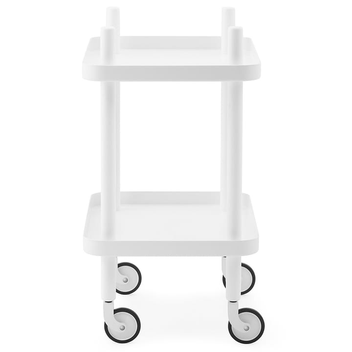 Mesa auxiliar Block, blanco-blanco Normann Copenhagen