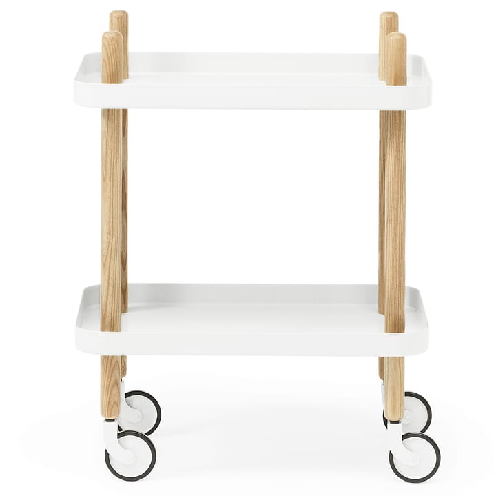 Mesa auxiliar Block, blanco Normann Copenhagen