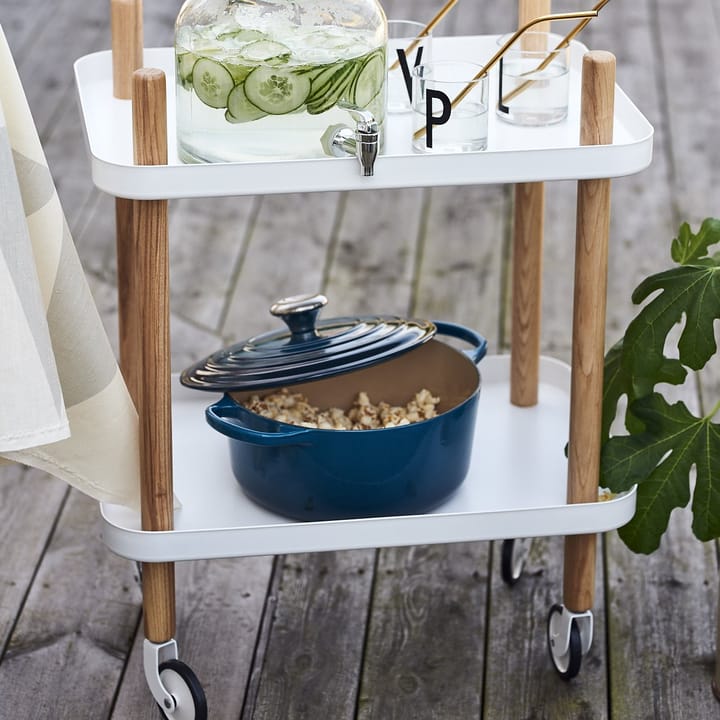 Mesa auxiliar Block, blanco Normann Copenhagen