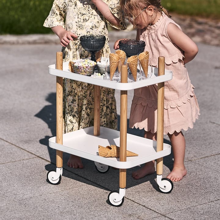 Mesa auxiliar Block, blanco Normann Copenhagen