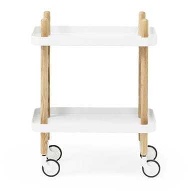 Mesa auxiliar Block - blanco - Normann Copenhagen