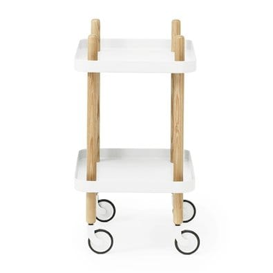 Mesa auxiliar Block, blanco Normann Copenhagen