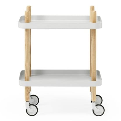 Mesa auxiliar Block - gris claro - Normann Copenhagen