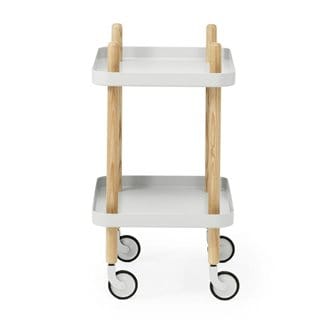 Mesa auxiliar Block, gris claro Normann Copenhagen