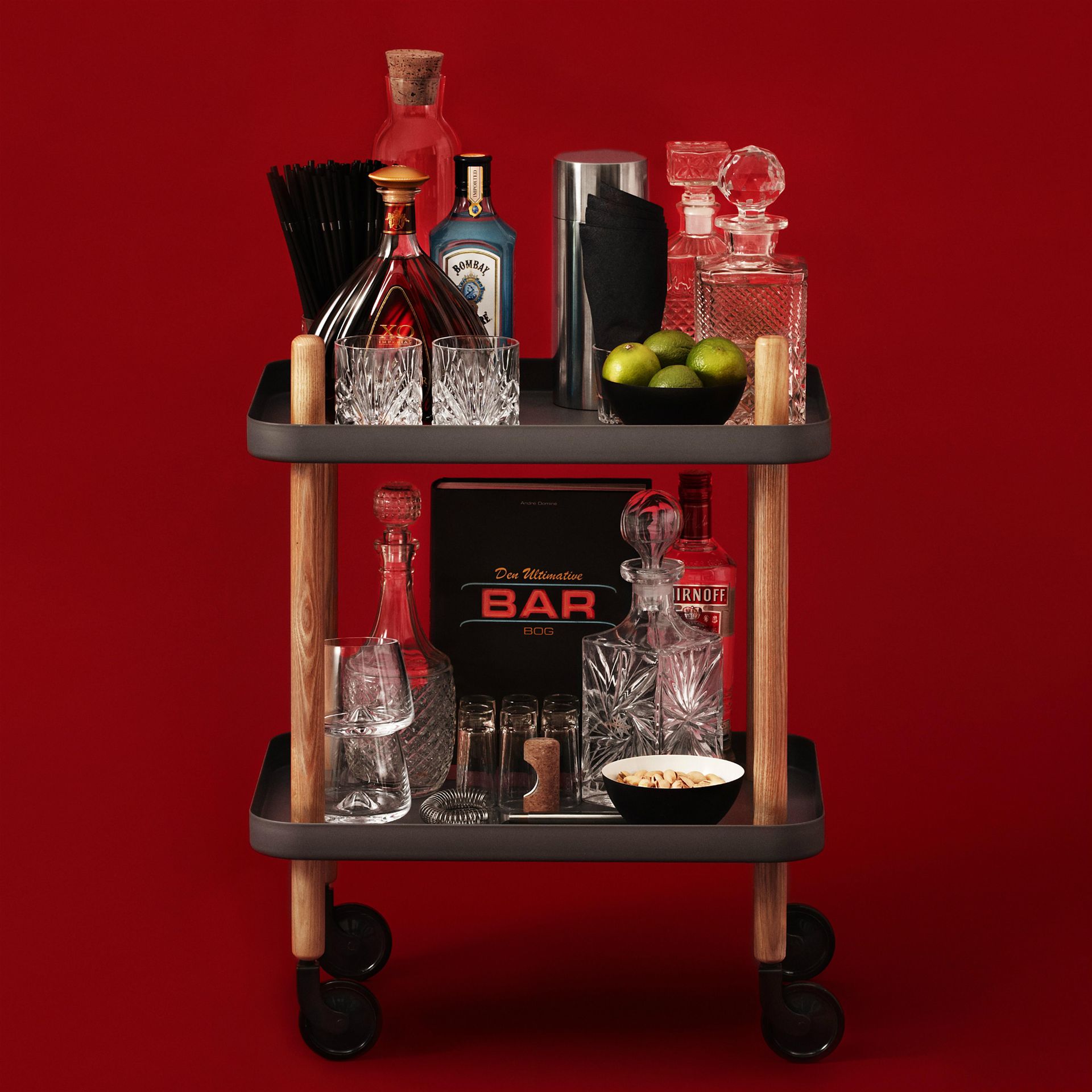 Mesa auxiliar Block, gris oscuro Normann Copenhagen