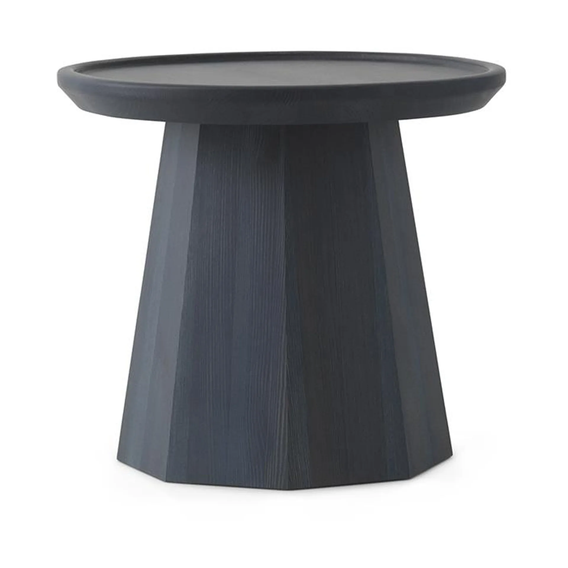 Mesa auxiliar Pine table small Ø45 cm H: 40,6 cm, Dark Blue Normann Copenhagen
