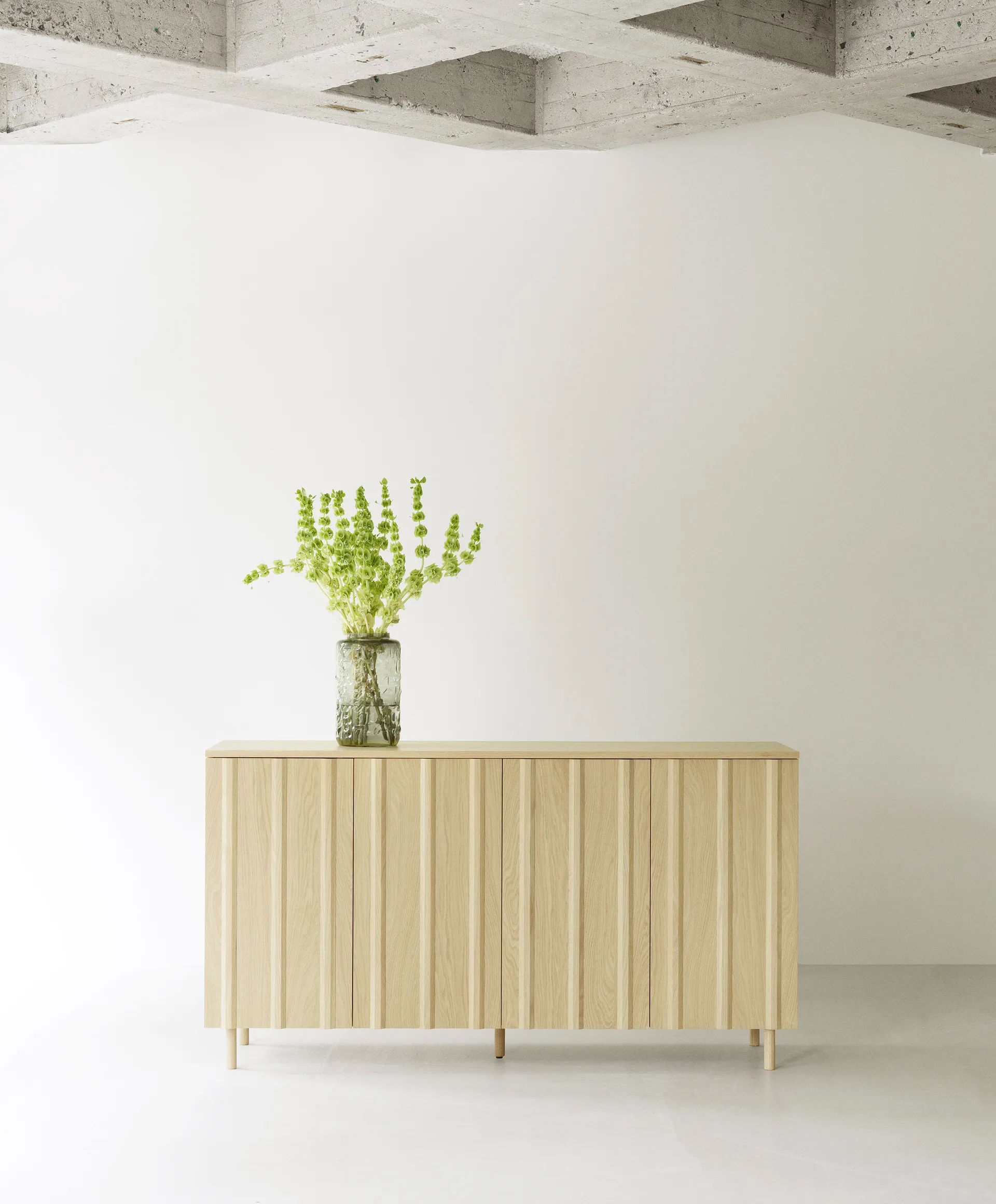 Mesa auxiliar Rib 45x159 cm, Oak Normann Copenhagen