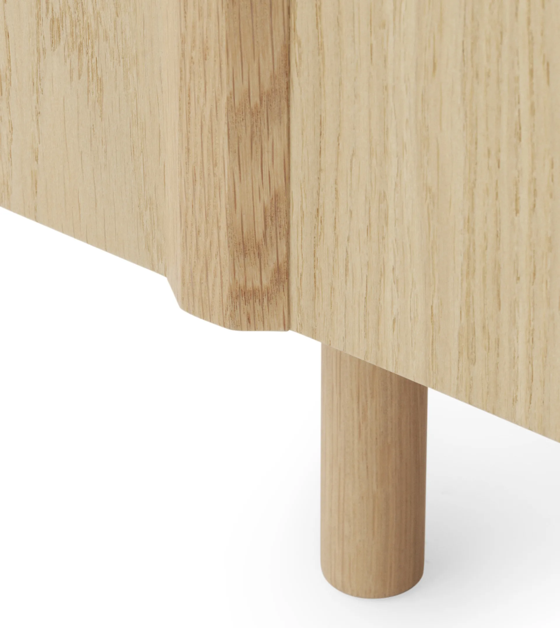 Mesa auxiliar Rib 45x159 cm, Oak Normann Copenhagen