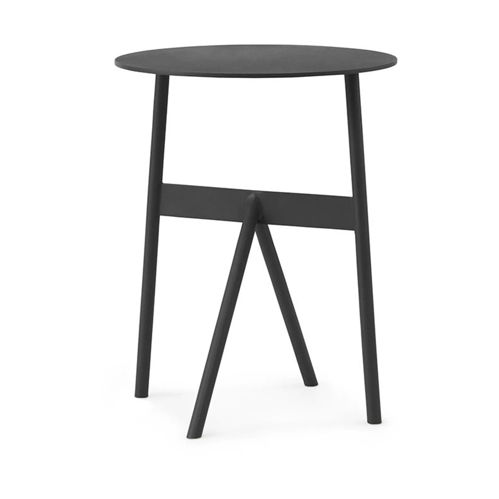 Mesa auxiliar Stock Table Ø37 cm H:46 cm, Black Normann Copenhagen
