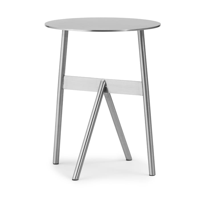 Mesa auxiliar Stock Table Ø37 cm H:46 cm - Stainless Steel - Normann Copenhagen