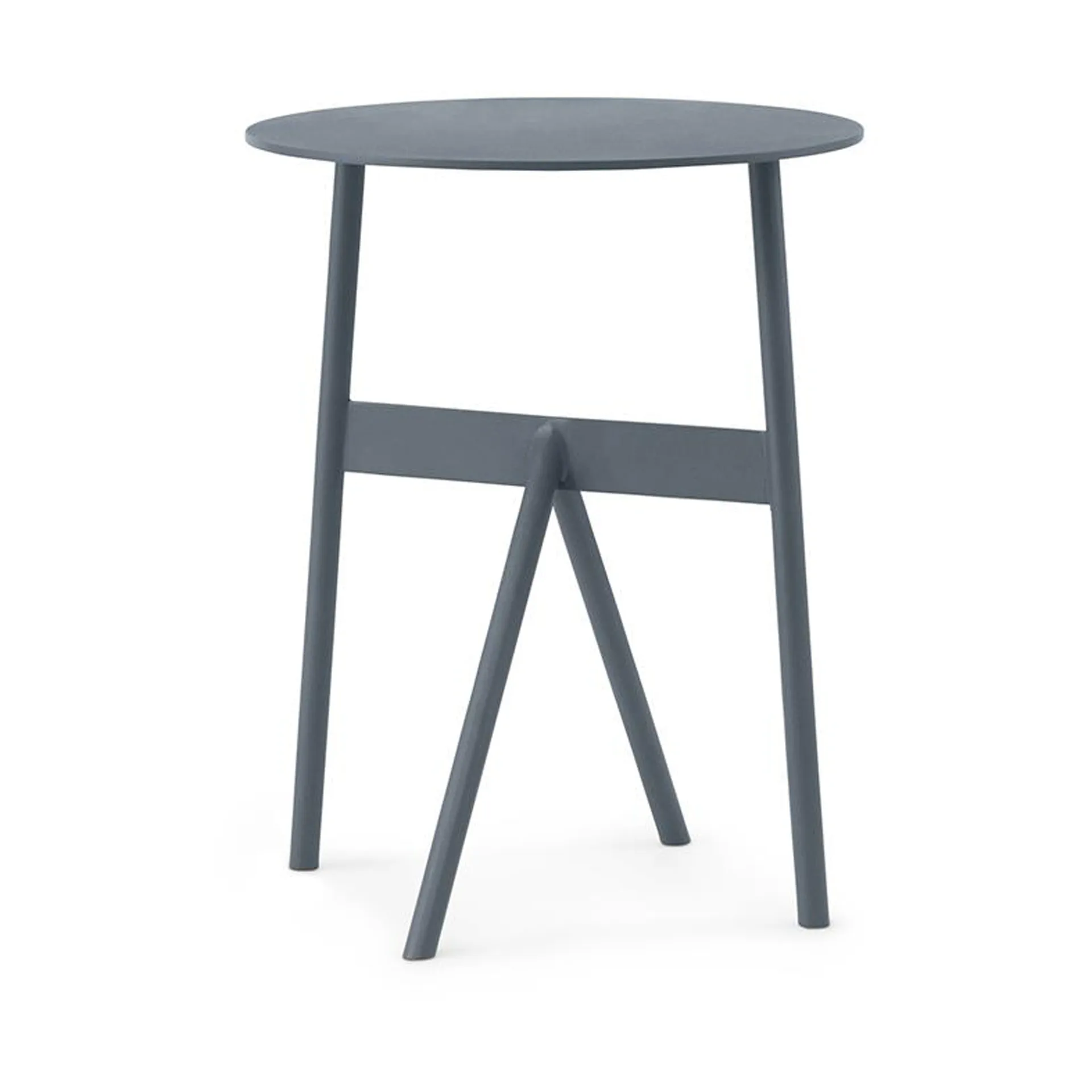 Mesa auxiliar Stock Table Ø37 cm H:46 cm, Steel Blue Normann Copenhagen