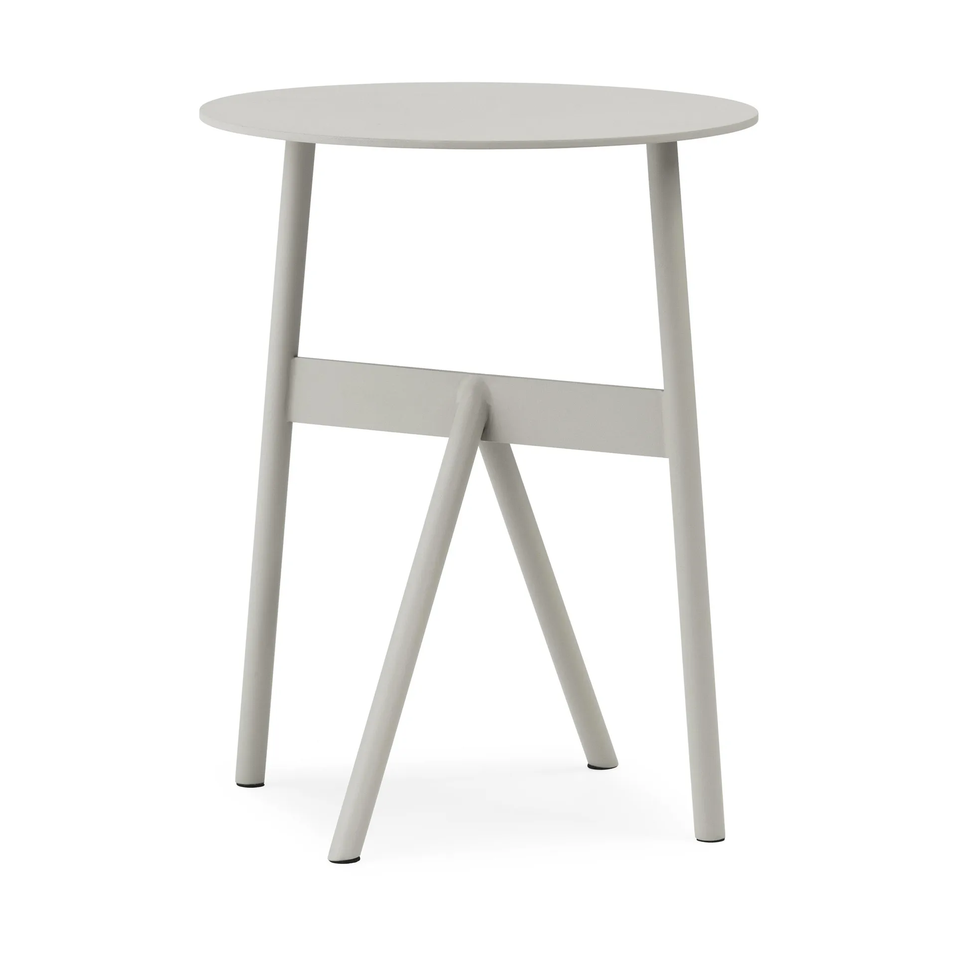 Mesa auxiliar Stock Table Ø37 cm H:46 cm, Warm Grey Normann Copenhagen