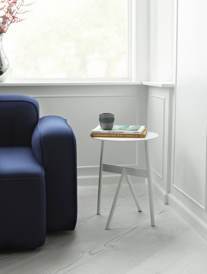 Mesa auxiliar Stock Table Ø37 cm H:46 cm, White Normann Copenhagen