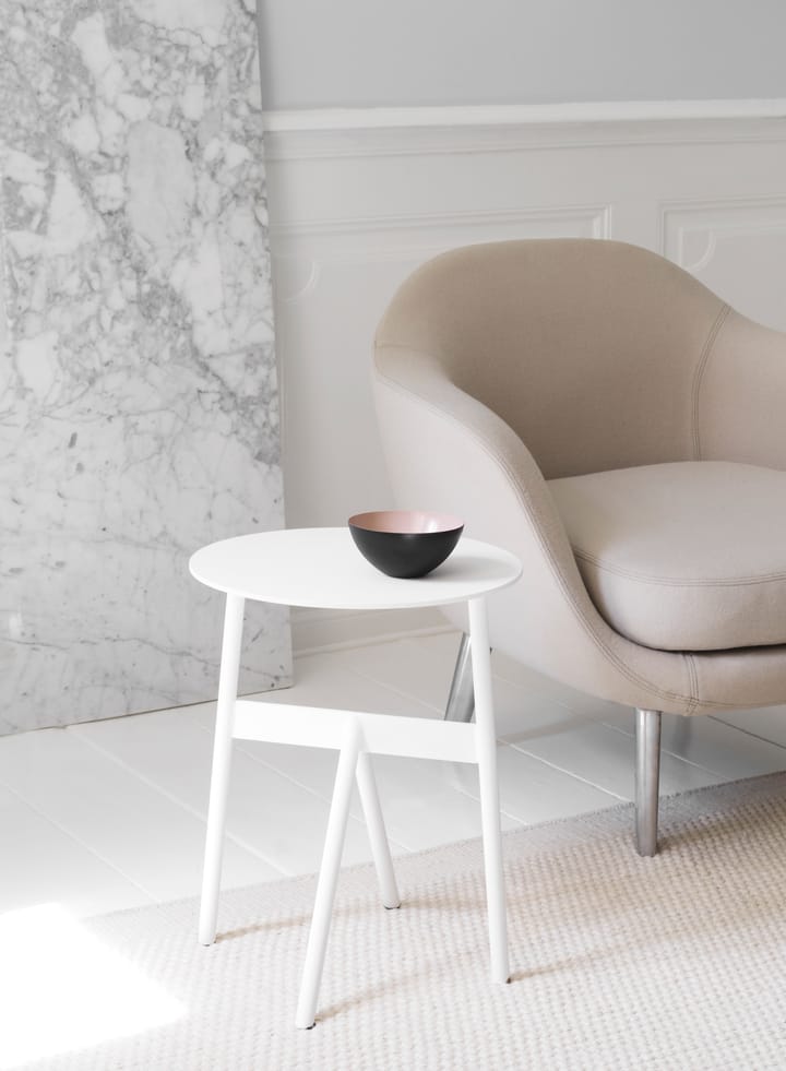 Mesa auxiliar Stock Table Ø37 cm H:46 cm, White Normann Copenhagen