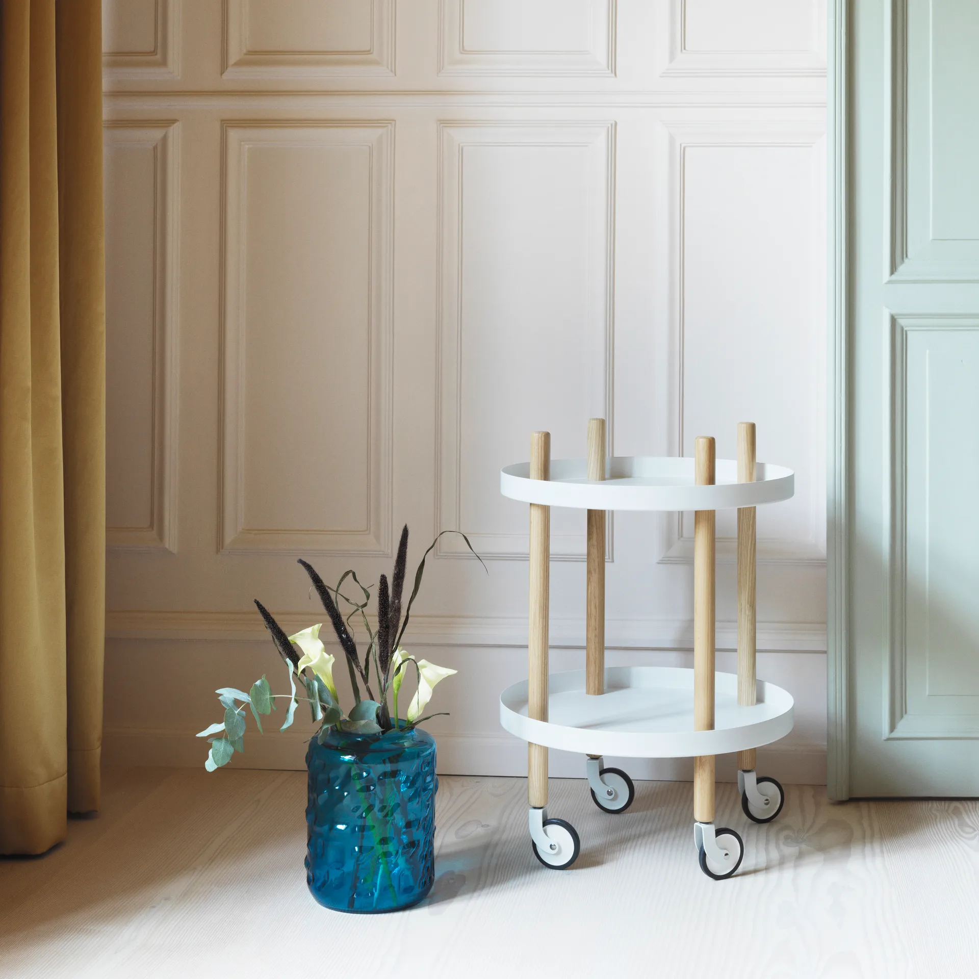 Mesa Block Ø45 cm, blanco Normann Copenhagen