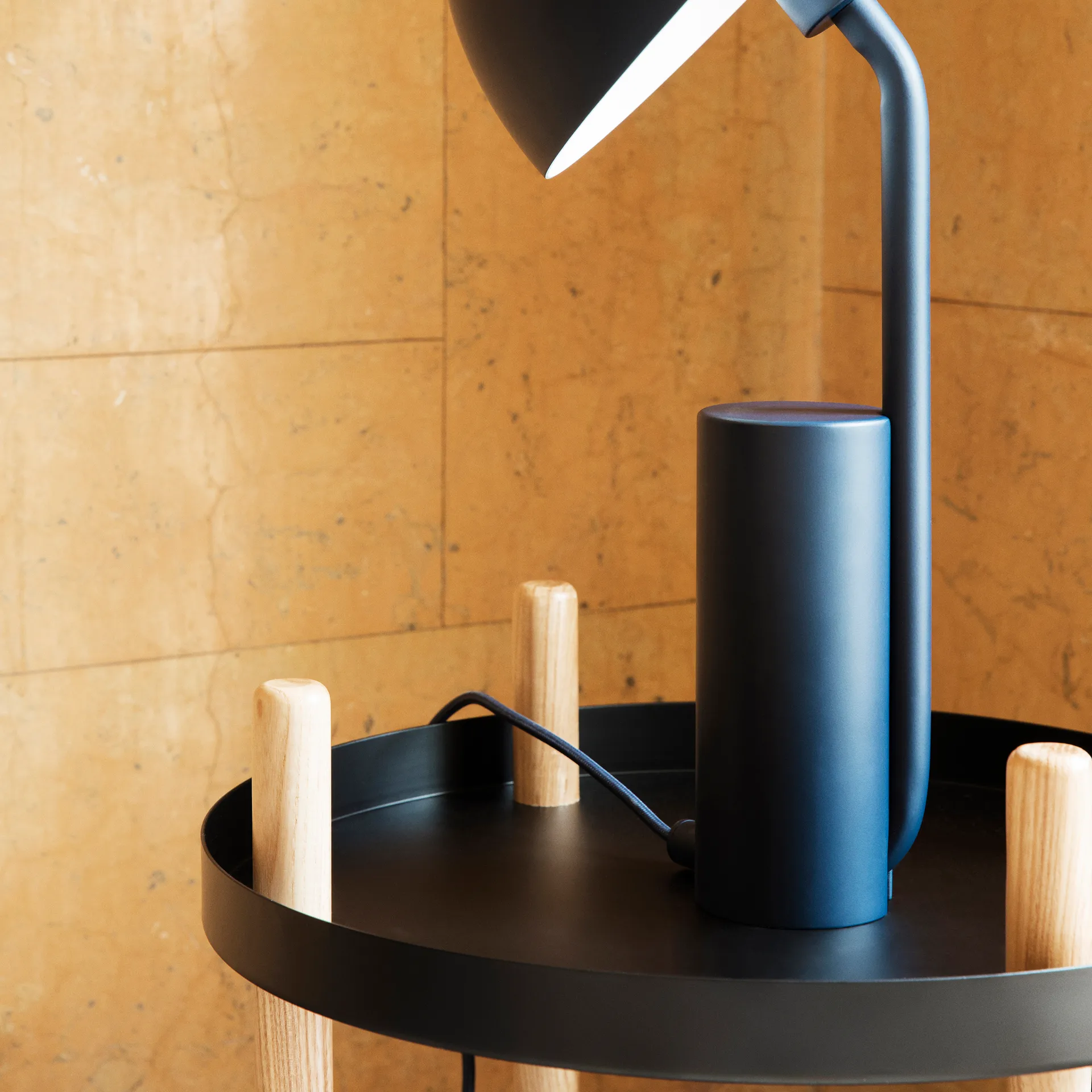 Mesa Block Ø45 cm, negro Normann Copenhagen