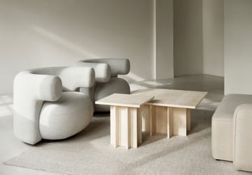 Mesa de centro Edge large - Travertine - Normann Copenhagen