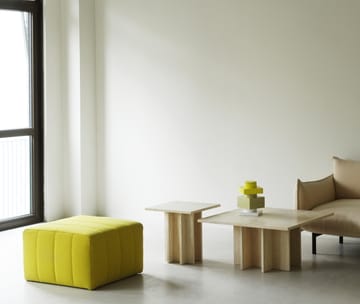 Mesa de centro Edge large - Travertine - Normann Copenhagen