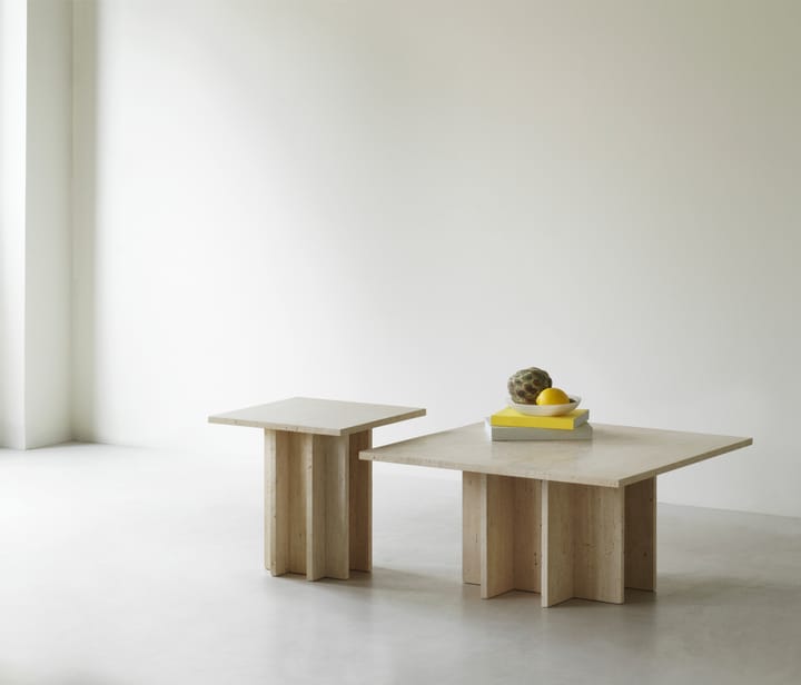 Mesa de centro Edge small, Travertine Normann Copenhagen