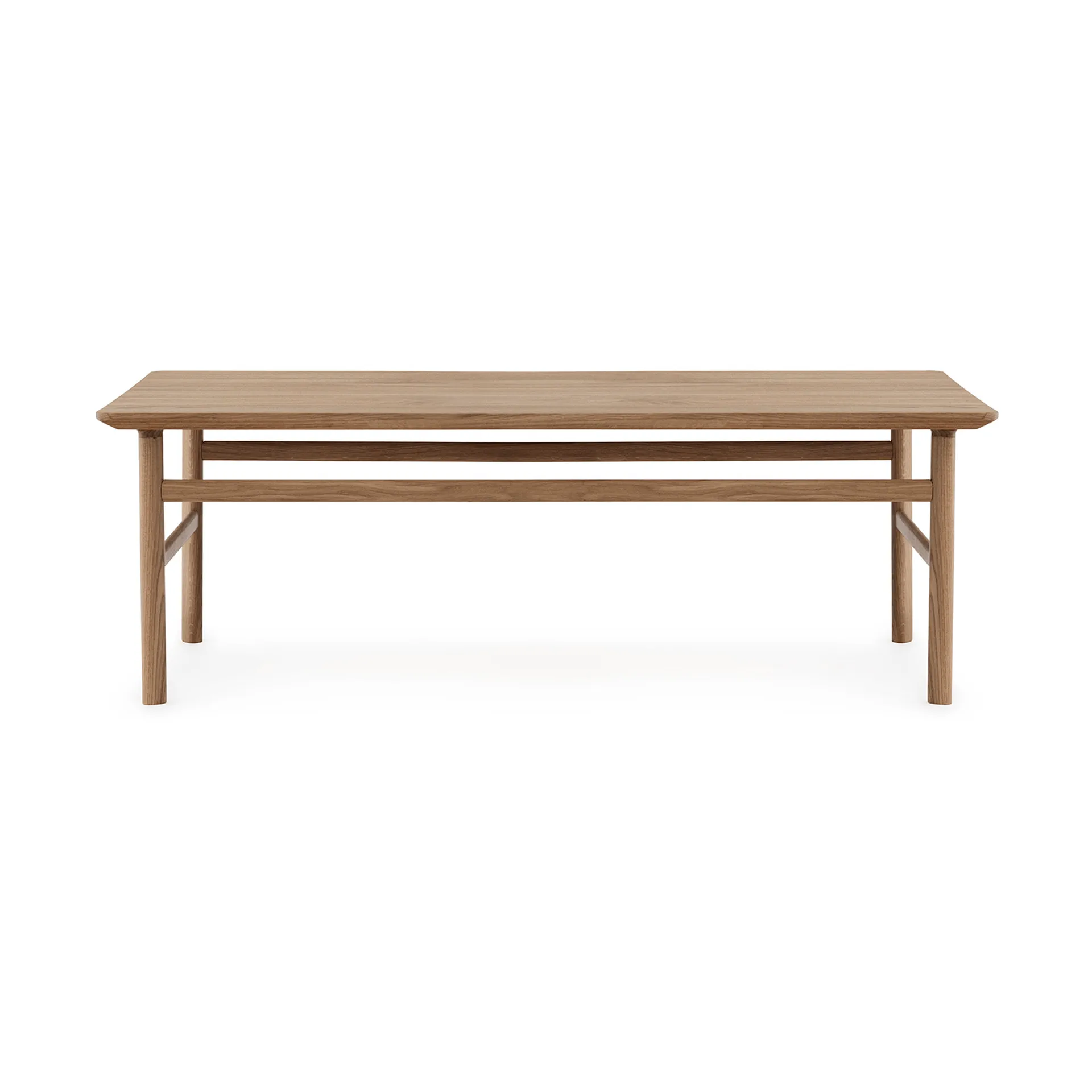 Mesa de centro Grow, Roble lacado transparente, large Normann Copenhagen