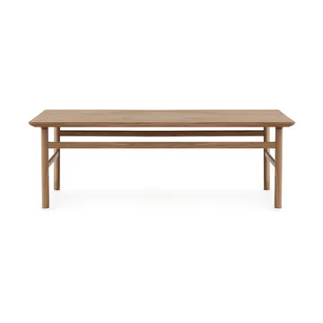 Mesa de centro Grow - Roble lacado transparente, large - Normann Copenhagen