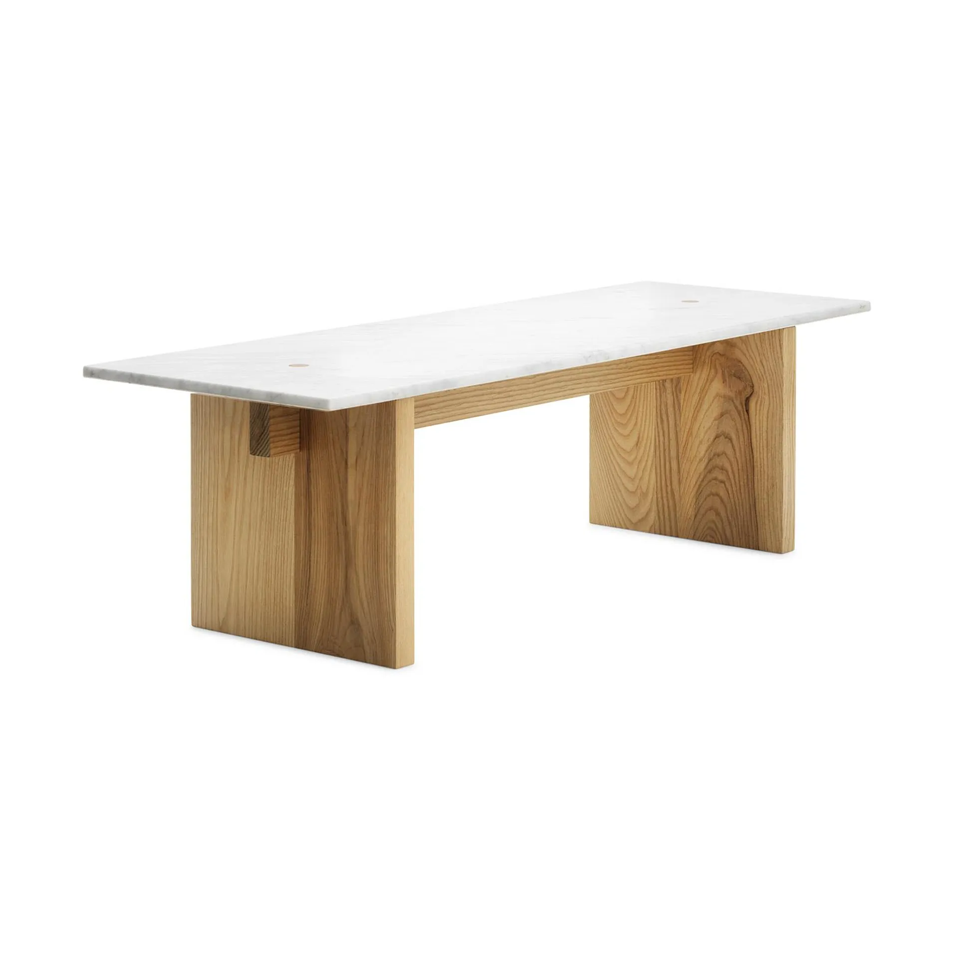 Mesa de centro Solid Table 130x38,5x40 cm, White Normann Copenhagen