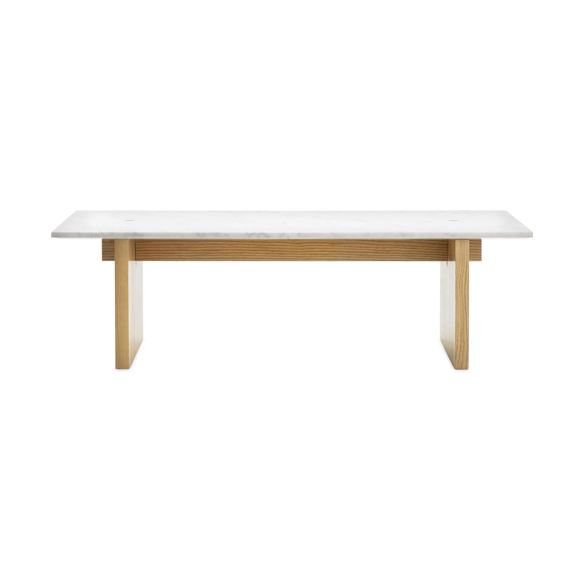 Mesa de centro Solid Table 130x38,5x40 cm, White Normann Copenhagen