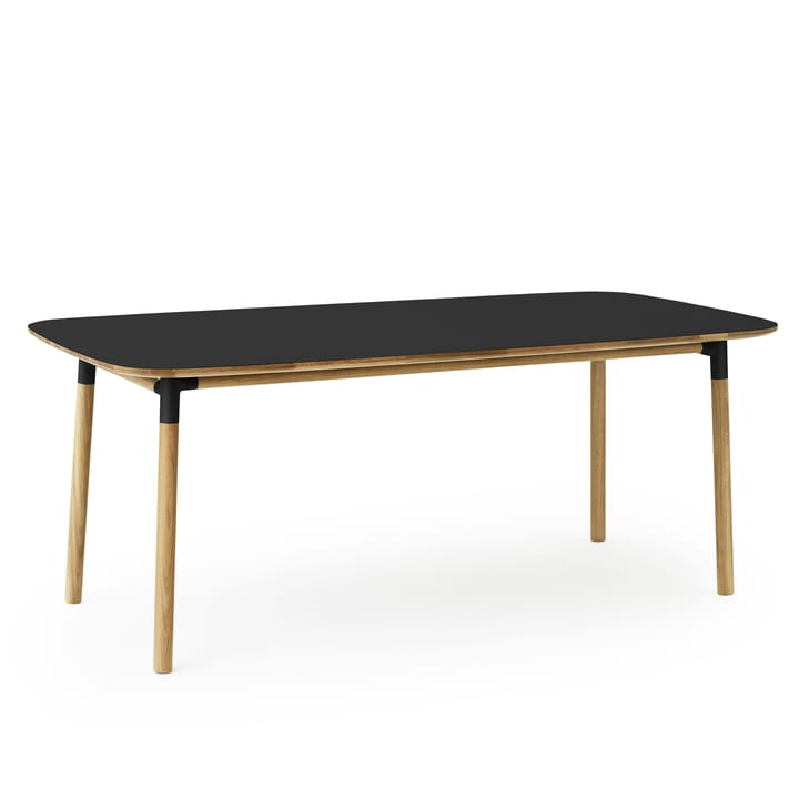 Mesa Form 95x200 cm - Negro - Normann Copenhagen