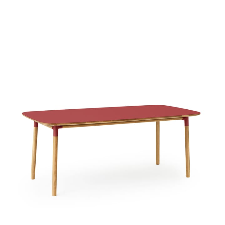 Mesa Form - Red, patas de roble - Normann Copenhagen