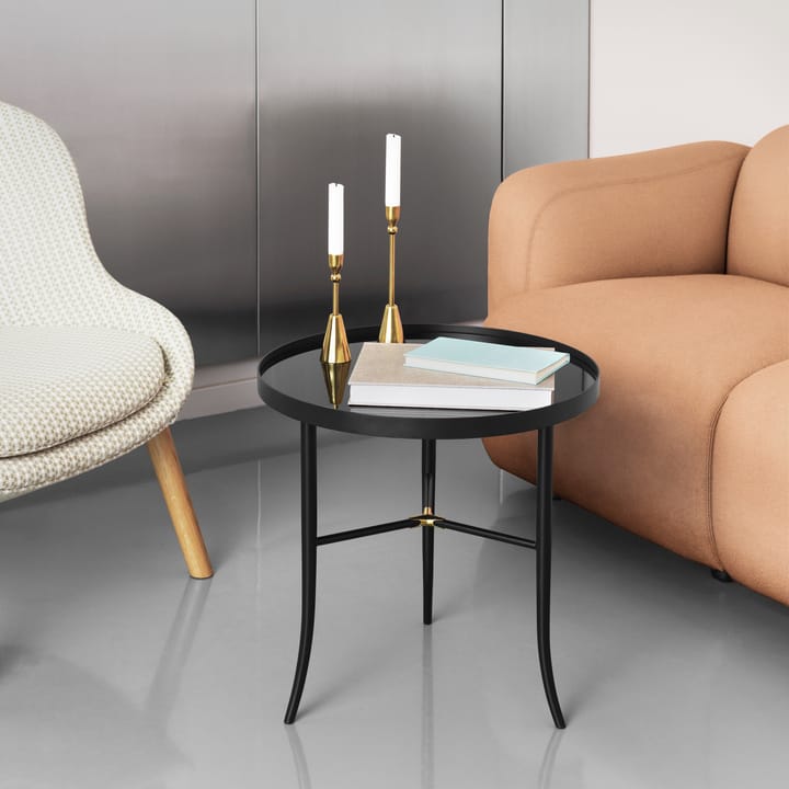 Mesa Lug Ø50 cm, negro Normann Copenhagen