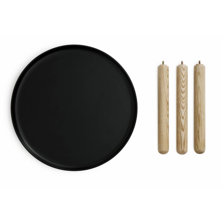 Mesa Normann tablo fresno-negro, grande Normann Copenhagen